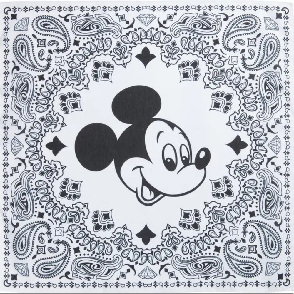 🌟5 for $25🌟 NWOT Disney x Diamond Supply Co. Mickey Mouse Bandana